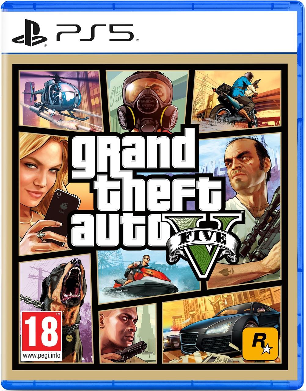 Диск з грою Grand Theft Auto V [Blu-Ray диск] (PS5), фото 1