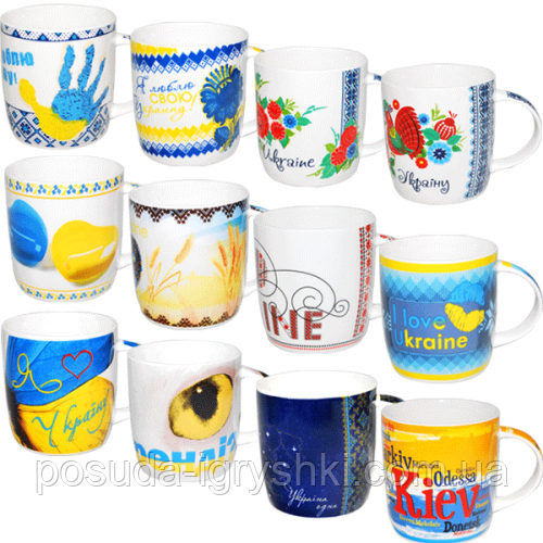 2183-2 Чашка 360мл I Love Ukraine