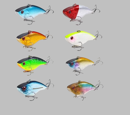 Набір Воблер Ратлін 70мм\19гр 7шт, фото 2