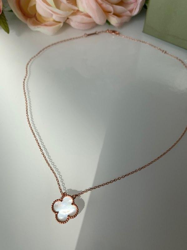 Купить Брендовая подвеска в стиле Ван Клиф с покрытием розового золота ...