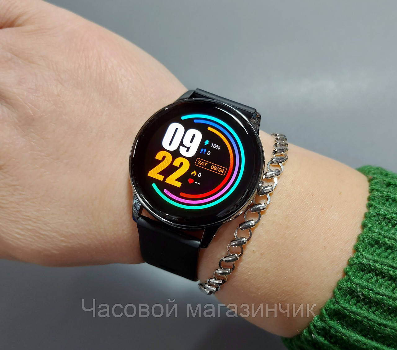 Купити Смарт годинник Hoco Y10 AMOLED сірий металік. Оригінал., ціна ...