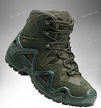 Напівчеревики тактичні демісезонні / тактичне взуття на мембрані AK Tactical GTX Mid (olive)