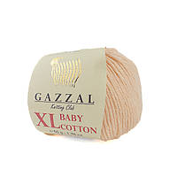 Gazzal BABY COTTON XL (Газзал Бейби Коттон ХL) № 3469 персик (Пряжа с хлопком, нитки для вязания)