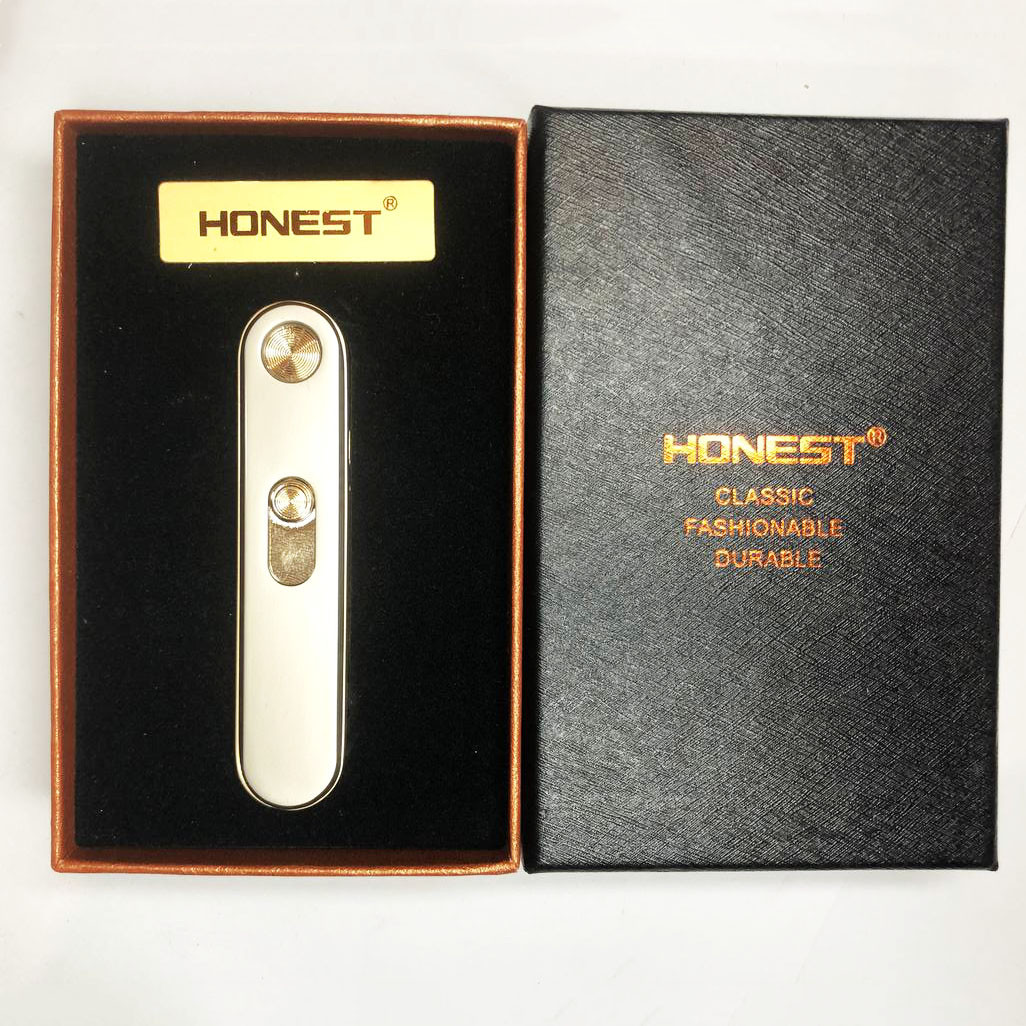 USB зажигалка в подарочной упаковке "Honest" 77127. MG-163 Цвет: серый - фото 1 - id-p1776709835