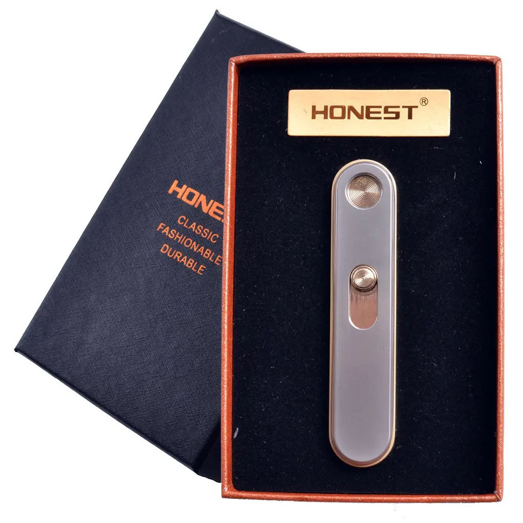 USB зажигалка в подарочной упаковке "Honest" 77127. MG-163 Цвет: серый - фото 5 - id-p1776709835