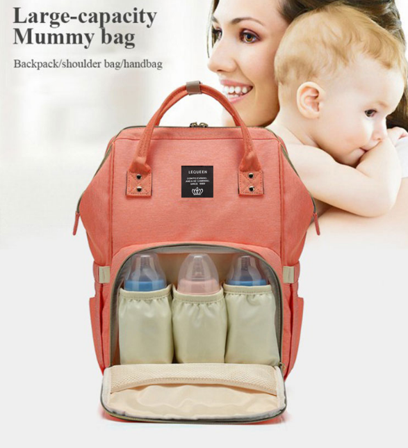 Сумка для мам, уличная сумка для мам и малышей, модная многофункциональная .LIVING TRAVELING SHAR бардо - фото 5 - id-p1776713760