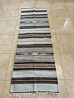 Дорожка гудтульская шерстяная домотканная ручной работы сотканная шерстовыми нитками на станке 200*67 см