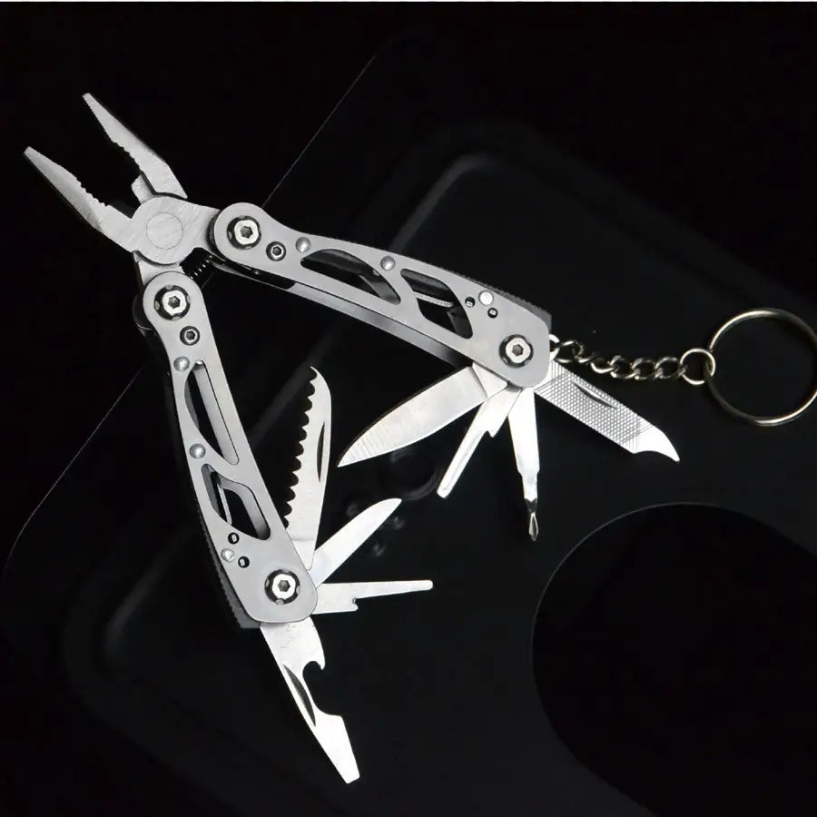 Мультитул 10 в 1, мультиінструмент, multitool, плоскогубці, кусачки, викрутка, напильник, відкривачка