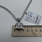 Комплект чорнений срібний ланцюжок бісмарк з кулоном Пресвята Богородиця 925 проба, фото 9