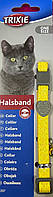 Trixie Glitter TX-4207 нашийник для кішок нейлоновий, регульований з дзвіночком, жовтий.
