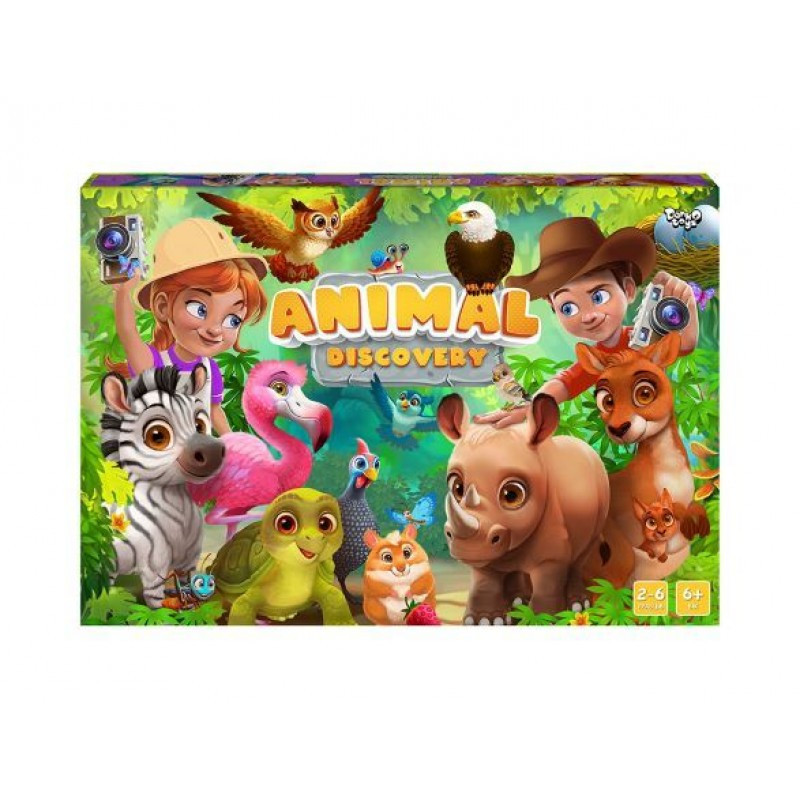 Настільна розважальна гра "Animal Discovery" Danko Toys G-AD-01-01U