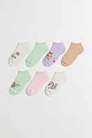 Набор детские хлопковые носки H&M 5 пар в упаковке оригинал р.31-33