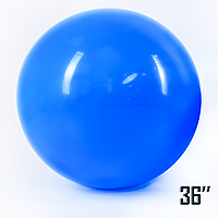 Латексный воздушный шар-гигант без рисунка Show Синий, 36" 90 см