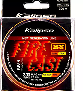 Леска Kalipso Fire Cast FYO 300 m 0.40 mm double color