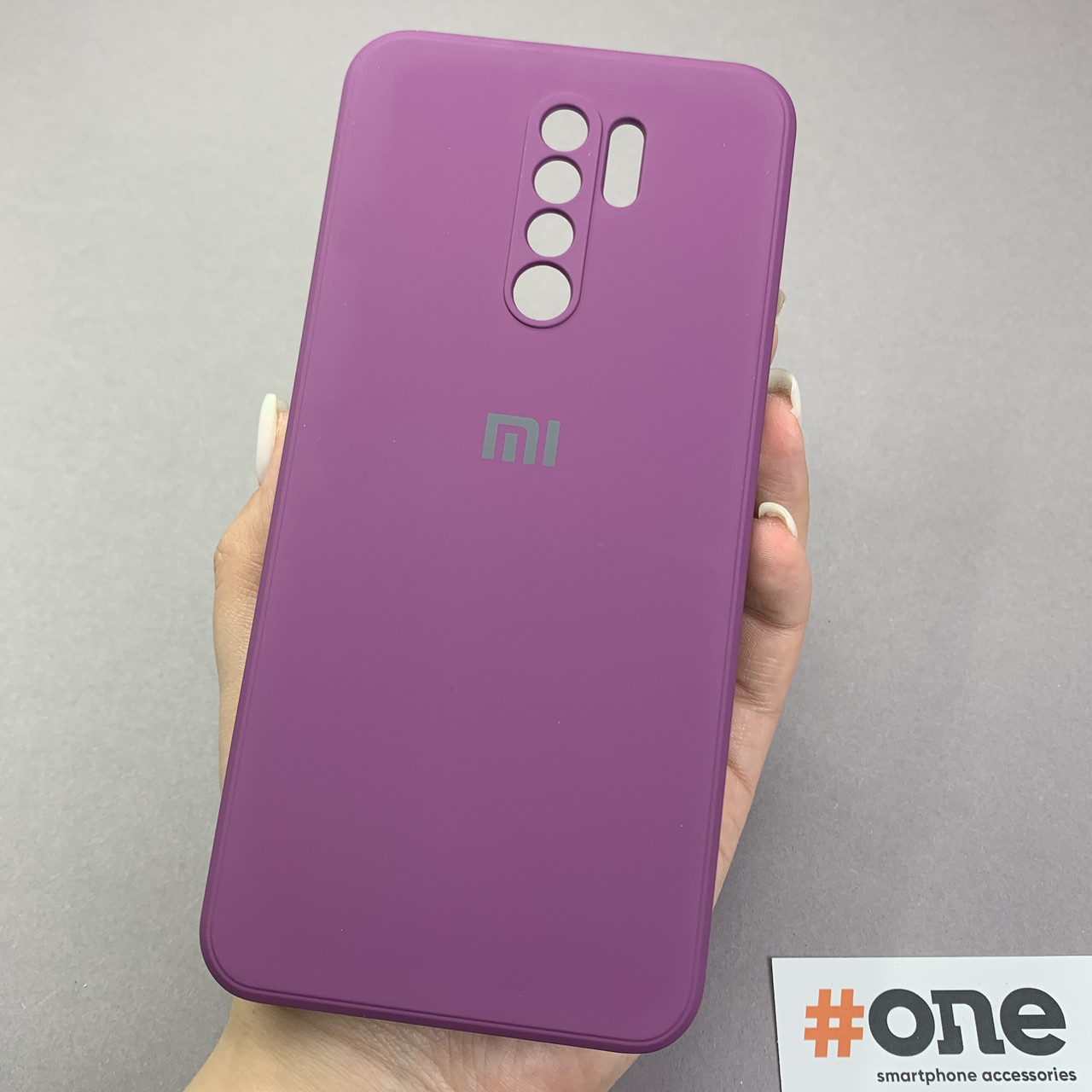 Чохол для Xiaomii Redmi 9 чохол з мікрофіброю захистом камери на телефон сяомі редмі 9 фіолетовий s1q