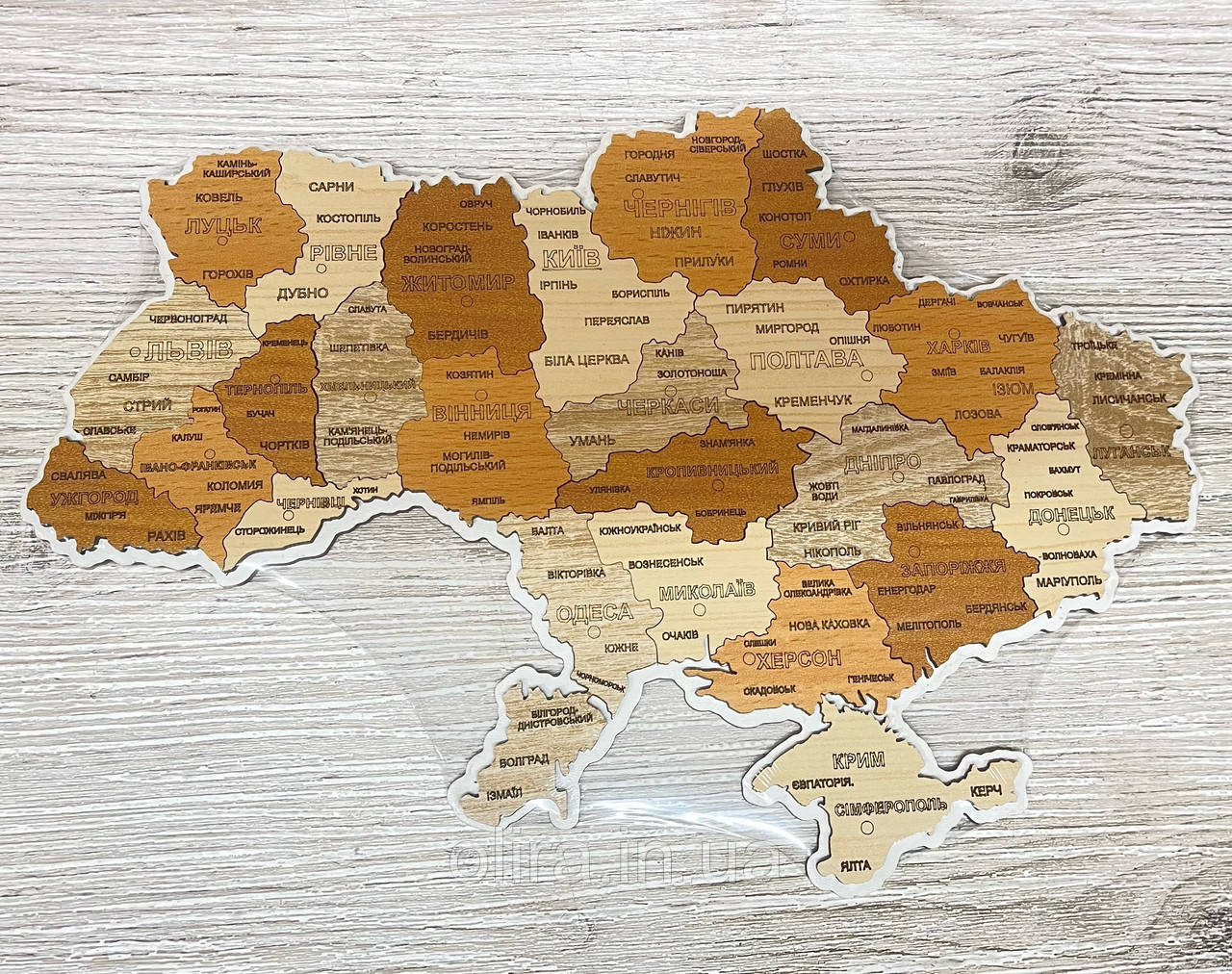 Карта України настінна