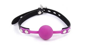 Капелюх силіконовий із замком Silicone ball gag rose with lock