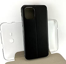 Чохол на Xiaomi Redmi A1, A2 книжка Luxo бічний з підставкою карман для карт чорний, фото 2