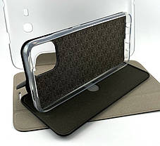 Чохол на Xiaomi Redmi A1, A2 книжка Luxo бічний з підставкою карман для карт чорний, фото 3