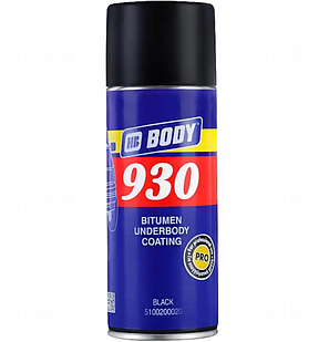 Spray 930 бітумна мастика для днища 400 мл, HB BODY, фото 2