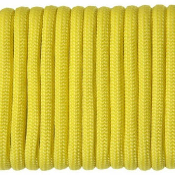 Паракорд Paracord 550 Type III 100% нейлон шнур 7-жильний колір жовтий