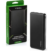 Батарея универсальная Vinga 10000 mAh black (BTPB1910BK)