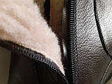 Ботинки черевики жіночі зимові на широку повну ногу великих розмірів 41, фото 4