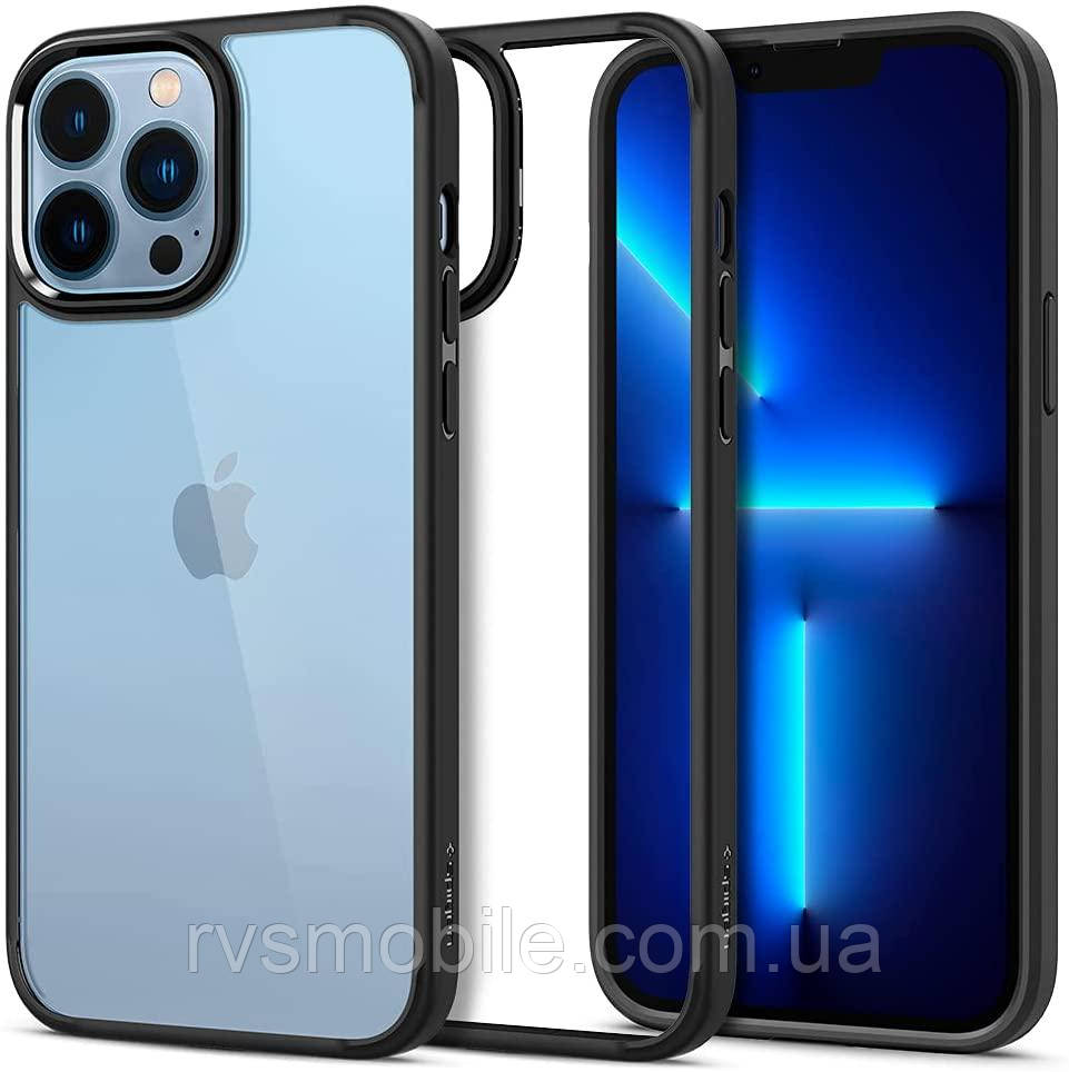 Чохол Spigen для iPhone 13 Pro Max — Ultra Hybrid, Matte Black (ACS03205)