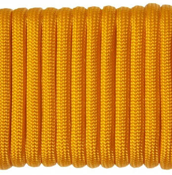 Паракорд Paracord 550 Type III 100% нейлон шнур 7-місний колір помаранчевий (жовтогарячий)