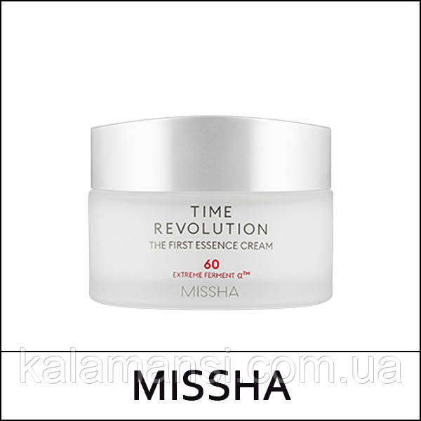 Антивіковий крем із пробіотиками Missha Time Revolution The First Essence Cream 50 мл (22.05.2025 р)