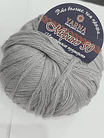 Італійська пряжа для в'язання Меріно 50. 1400 м. Мериносова вовна 50% акрил 50% вишня