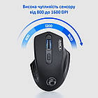 Мишка бездротова iMice G-1800 USB+Bluetooth на акумуляторі. Універсальна мишка для ноутбука/телефона, фото 5