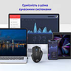 Мишка бездротова iMice G-1800 USB+Bluetooth на акумуляторі. Універсальна мишка для ноутбука/телефона, фото 9