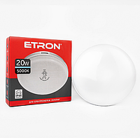 Світильник світлодіодний ETRON Communal 1-ECP-526-C 20W 5000К circle +датчик руху