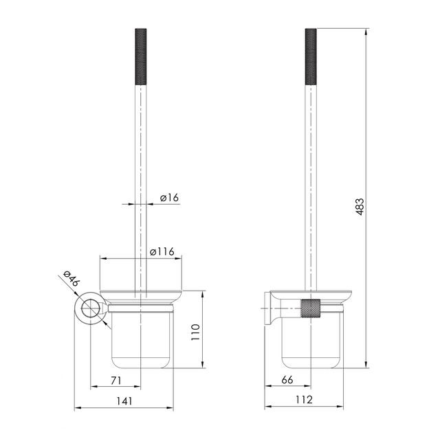 Йоржик для унітаза Imprese Brenta ZMK071901260