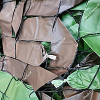 Сетка маскировочная S&S Military зеленая. 3*3м, зеленая / светло-зеленая / коричневая