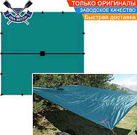 Походный туристический тент Tent 6x6м облегченный кемпинговый тент с петлями +набор шнуров-растяжек в комплект