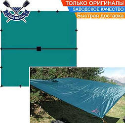 Похідний туристичний тент Tent 6x6 м полегшений кемпінговий тент з петлями + набір шнурів-розтяжок у комплекті