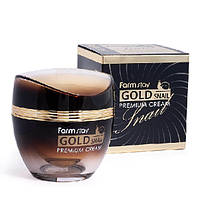 Антивозрастной крем FarmStay Gold Snail Premium Cream