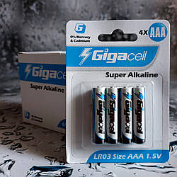 Батарейка AAA (R3) Gigacell Super Alkaline 1.5 V