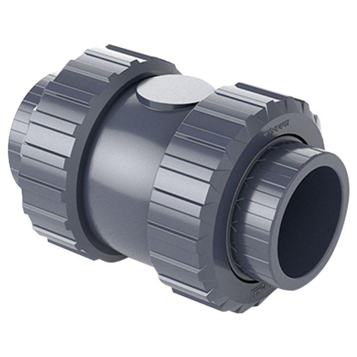 Зворотній клапан ПВХ Hidroten пружинний, з ущільненням EPDM