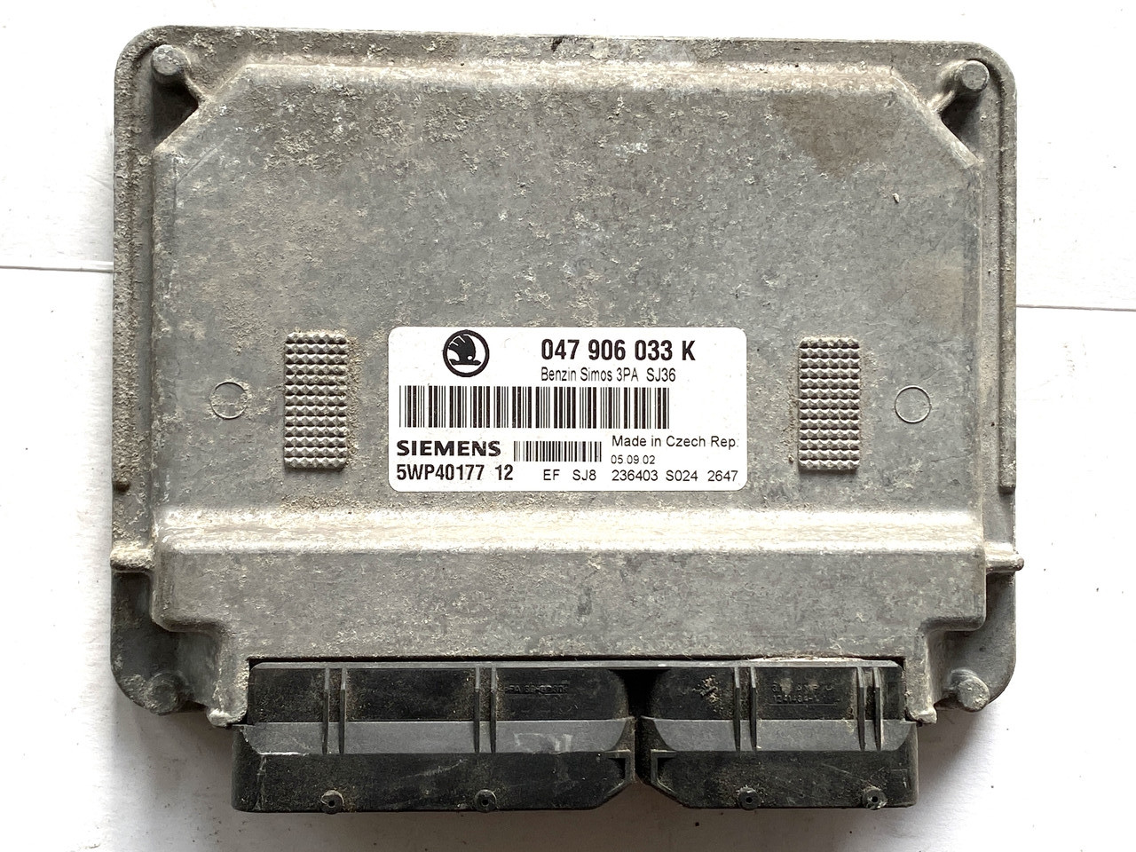 Електронний блок керування skoda fabia 047906033K / 5WP4017712 / 047 906 033 K