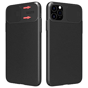 Чохол Nillkin карбонова CamShield iPhone 11 Pro Max 6.5" Black