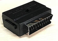 Переходник SCART-гнездо RCA×3 с переключателем SH-3009