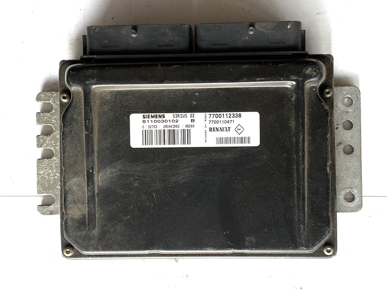Електронний блок керування renault S110030102 B / 7700112338 / 7700110471, фото 1