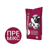 Премікс для кролів з кокцидіостатиком - преміум класу AVA ZDOROVA протягом всього періоду відгодівлі. Мішок 25 кг.