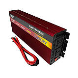 Перетворювач автоінвертор UKC 12V-220V AR 5000W з функцією плавного пуску 8268, фото 3