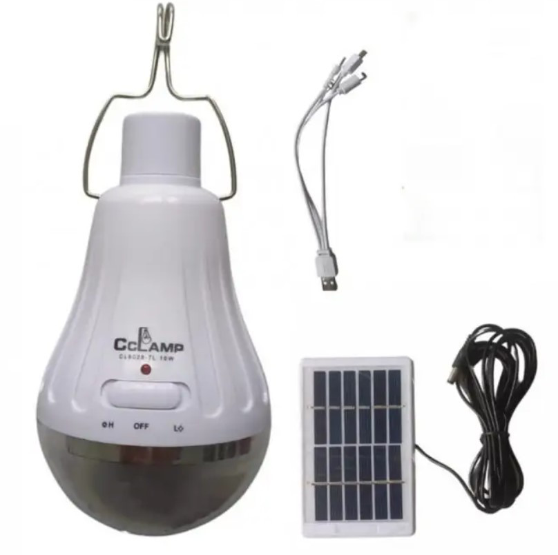 Лампа світлодіодна CL-028Max із сонячною панеллю 8423, фото 1