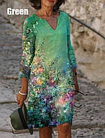 Жіноча літня пляжна сукня туніка в різних кольорах та розмірах.