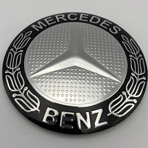Наклейка для ковпачків із логотипом Mercedes-Benz Мерседес 60 мм мерседес метал